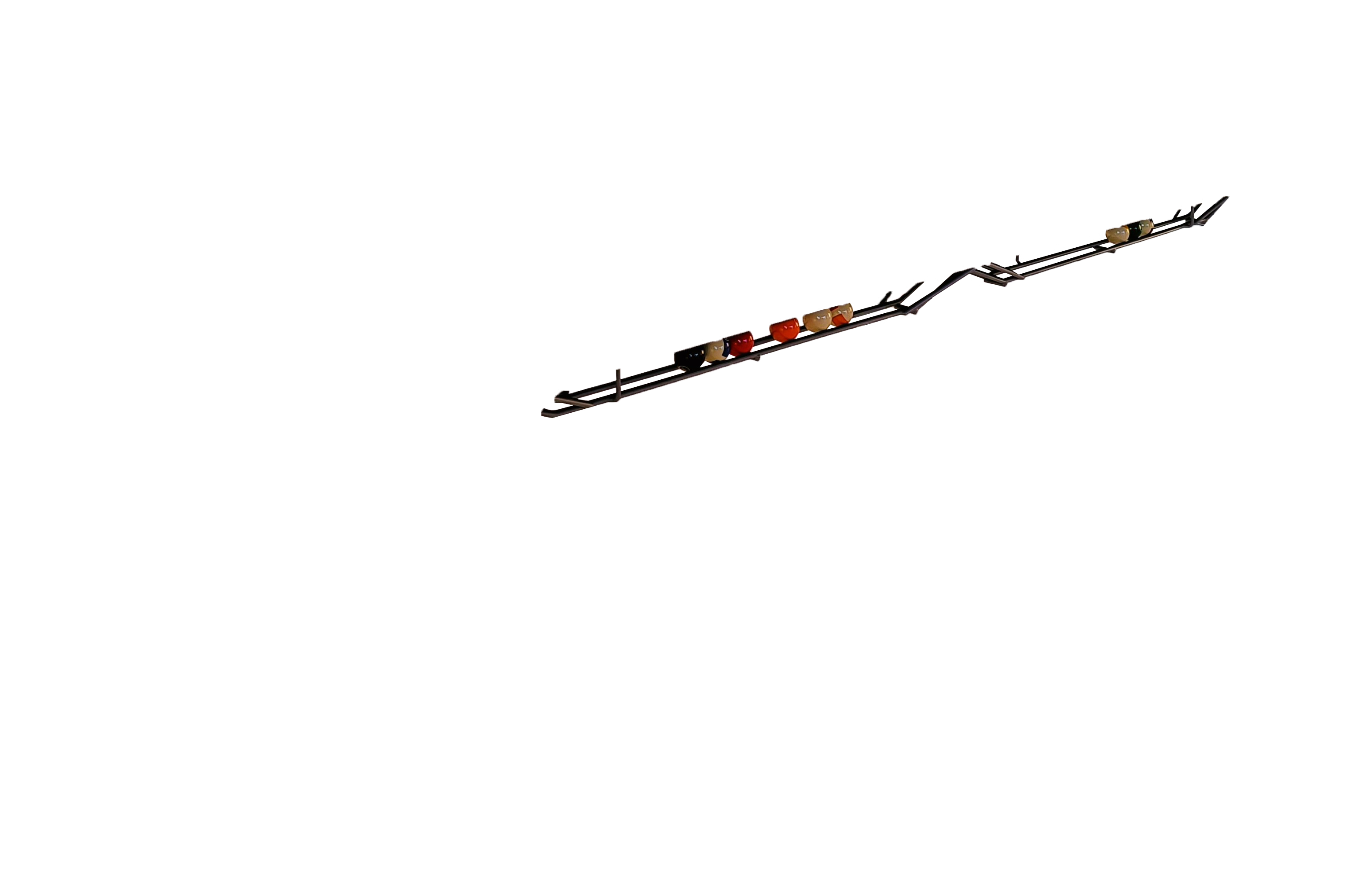 Descente de billes apparentes